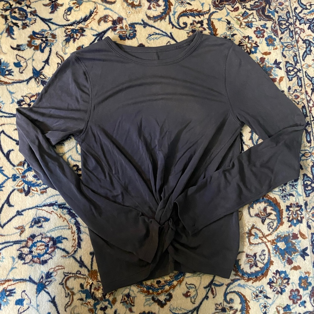 Lululemon Crescent Long Sleeve Cupro Rib Intergalactic Women’s Size 4